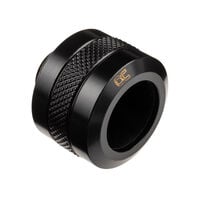 Alphacool Eiszapfen Pro Anschluss 16mm Hardtube Fitting G1/4 - schwarz