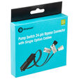 Bitspower 24-Pin ATX - &Uuml;berbr&uuml;ckungsstecker mit L&uuml;fterausgang image number null