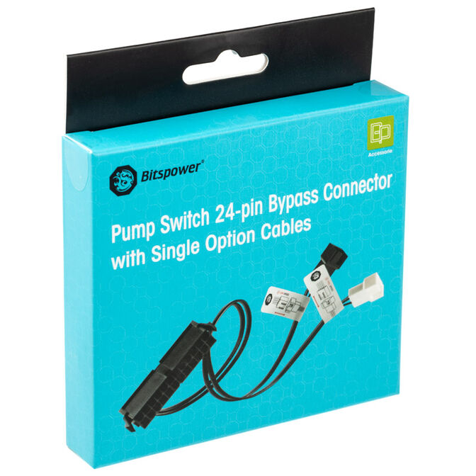 Bitspower 24-Pin ATX - &Uuml;berbr&uuml;ckungsstecker mit L&uuml;fterausgang image number 1