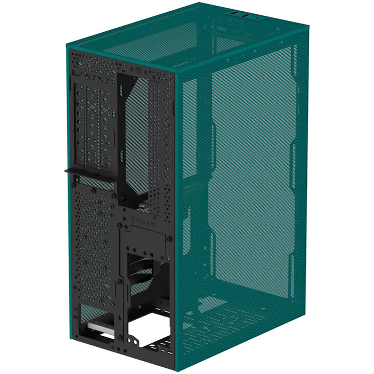 Ssupd Meshroom S V2 Mini ITX Gehäuse, PCIe 4.0 - blau image number 2