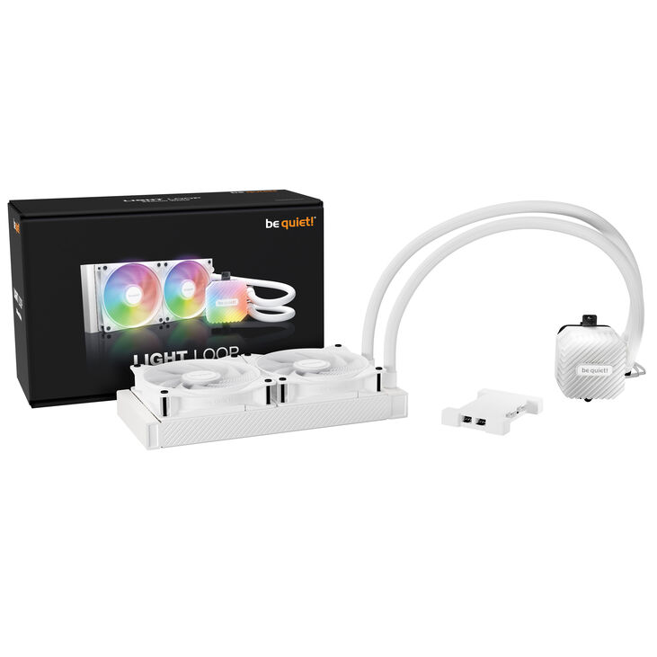 be quiet! Light Loop All-in-One-Wasserkühlung, ARGB - 240mm, weiß image number 6