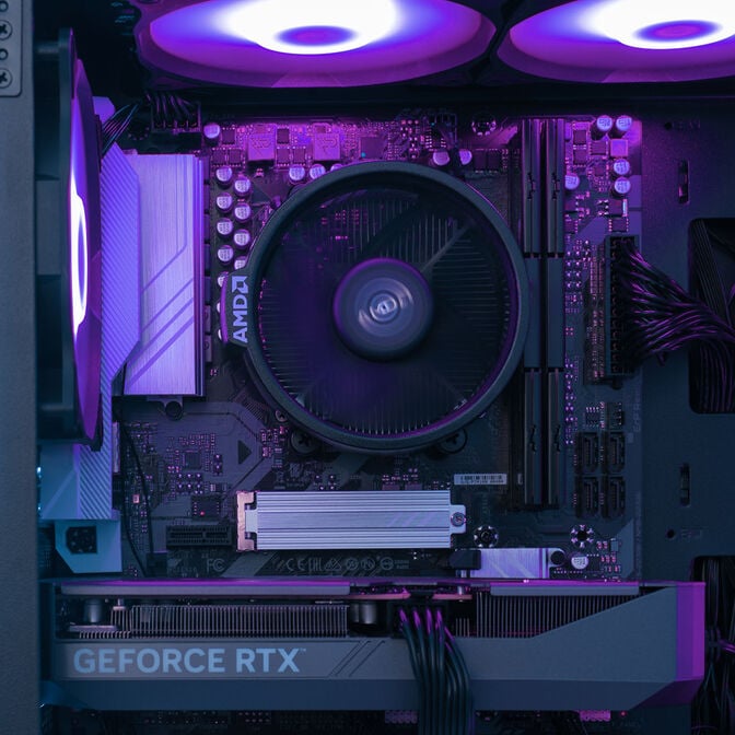 Gaming PC Mach 2, AMD Ryzen 5 7500F, RTX 5060 Ti 16GB - Prebuilt PC with Windows image number 6