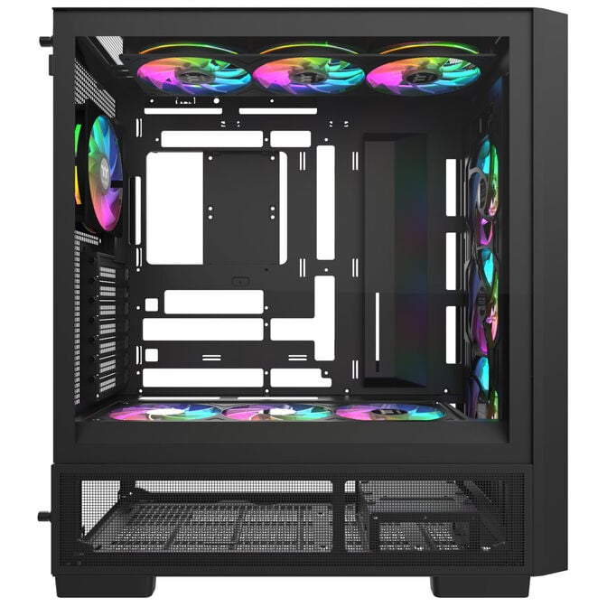Thermaltake S380 TG ARGB PC-Geh&auml;use, Midi-Tower, ATX, Tempered Glass - inklusive 4x 120-mm-L&uuml;fter, schwarz image number 12