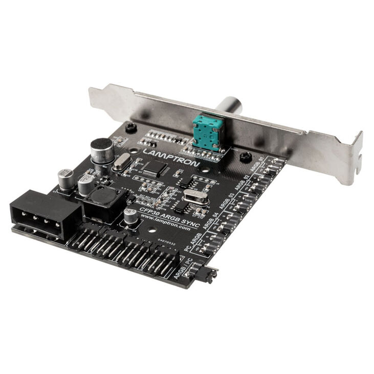 Lamptron CFP30 ARGB Sync Lüftersteuerung und RGB-Controller - PCI, silber image number 2