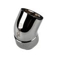 Alphacool Eiszapfen Adapter 45 Grad G1/4 Zoll AG auf G1/4 Zoll IG - drehbar, chrome silber image number null