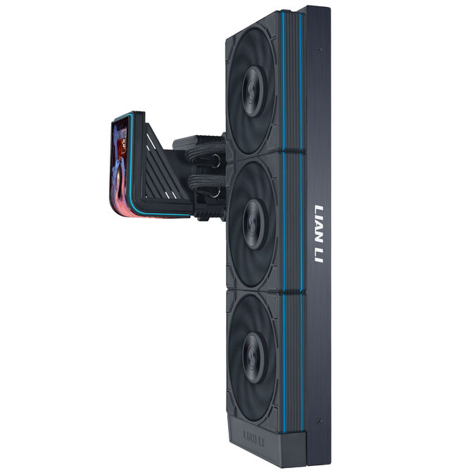 Lian Li HydroShift II OLED Curved 360 UNI FAN P28 All-in-One Water Cooling, 360 mm, OLED Display, P28 Fans - Black image number 2