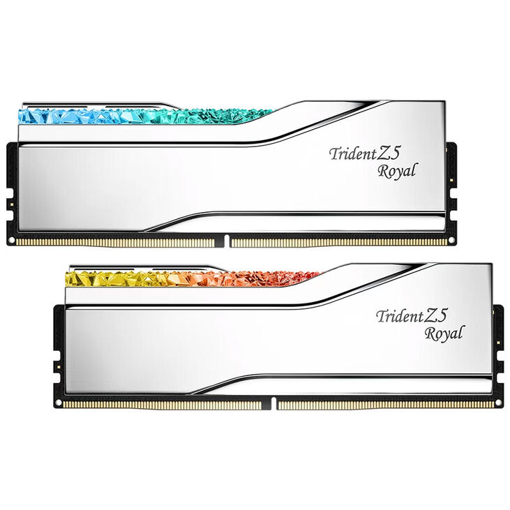 G.Skill Trident Z5 Royal, DDR5-6400, CL32, Intel XMP 3.0 - 64 GB Dual-Kit, silber image number 1