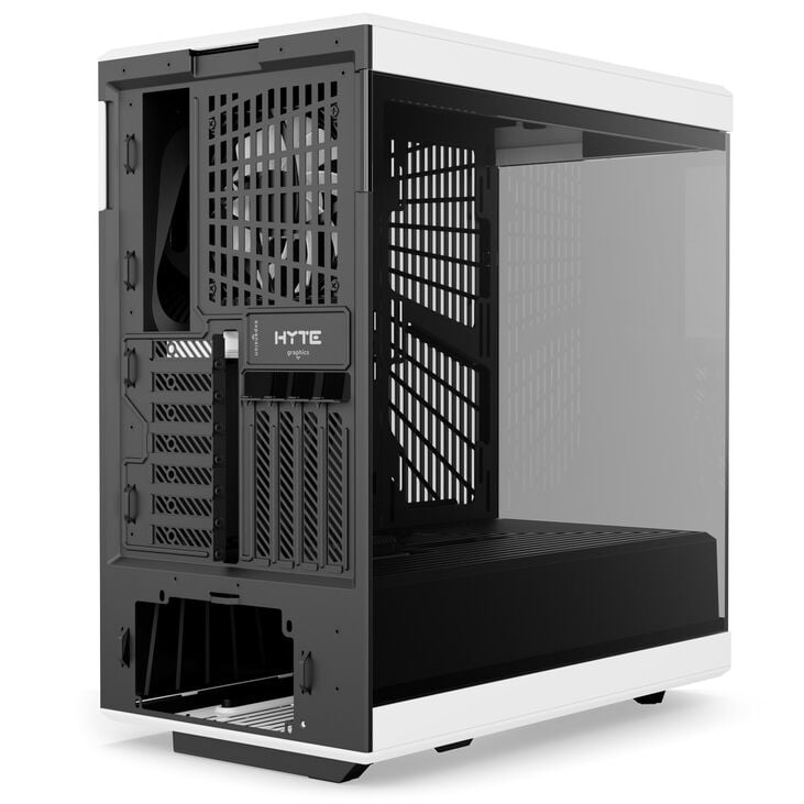 Hyte Y40 Midi Tower, Tempered Glass - schwarz/weiß image number 3