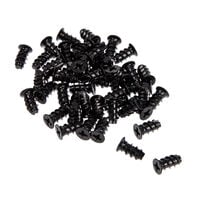 InLine fan screws 50 pieces - black
