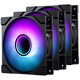 PHANTEKS M25 Gen2 PWM D-RGB Lüfter, 3er-Pack - 120mm, schwarz