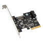 SilverStone SST-ECU04-E - PCI-E Erweiterungskarte, 1x intern USB 3.1 19-pin Anschluss, LP