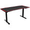 Nitro Concepts Gaming Tisch D16E Carbon Red 1600x800 - elektrisch h&ouml;henverstellbar
