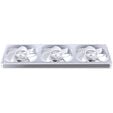 Jonsbo ZA-420WR PWM Fan, Reverse, ARGB - 3x 140mm, white image number null