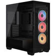 Corsair 3500X LX-R PC Case, Mid Tower, E-ATX, RGB, Tempered Glass - black image number null