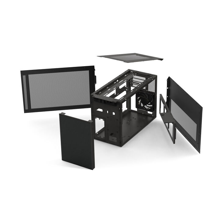 SilverStone SST-SG17B Micro-ATX / Mini ITX Gehäuse - schwarz image number 9