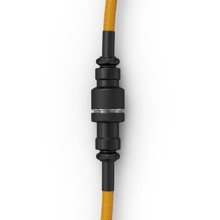 Glorious GMMK Coiled Cable Glorious Gold, Spiralkabel, USB-C/USB-A - gold/schwarz image number 2