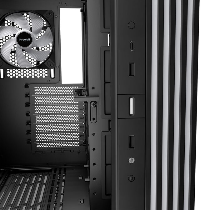 be quiet! Light Base 600 DX PC Case, Mid Tower, Tempered Glass, ARGB - black image number 5