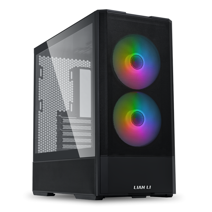Lian Li LANCOOL 207 PC Gehäuse, Midi-Tower, ATX, Tempered Glass - schwarz image number 0