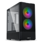 Lian Li LANCOOL 207 PC Gehäuse, Midi-Tower, ATX, Tempered Glass - schwarz
