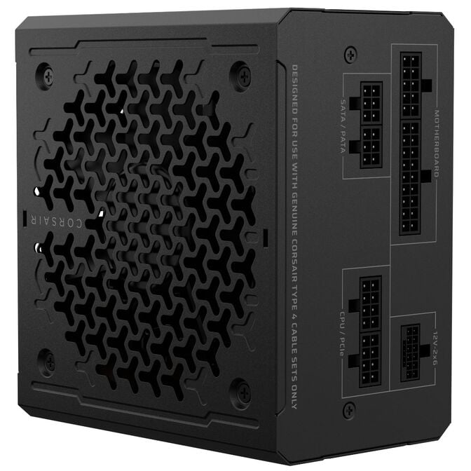 Corsair RMe Series RM650e 80 PLUS Gold power supply, modular, ATX 3.1, PCIe 5.1 - 650 watts, black image number 3