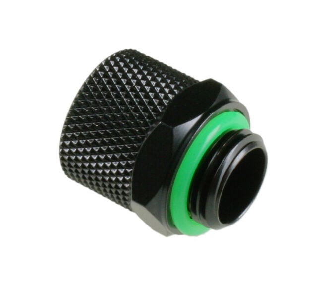 Bitspower Anschluss gerade G1/4 Zoll AG auf 11/8mm - schwarz matt image number 1