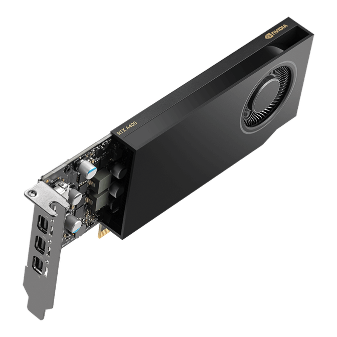 PNY RTX A400 Grafikkarte, 4096 MB GDDR6 image number 4