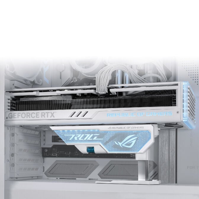 ASUS ROG Herculx Grafikkartenhalter - wei&szlig; image number 9