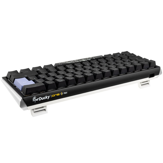 Ducky One 3 Classic Black/White Mini Gaming Keyboard, RGB LED - MX-Silent-Red image number 2