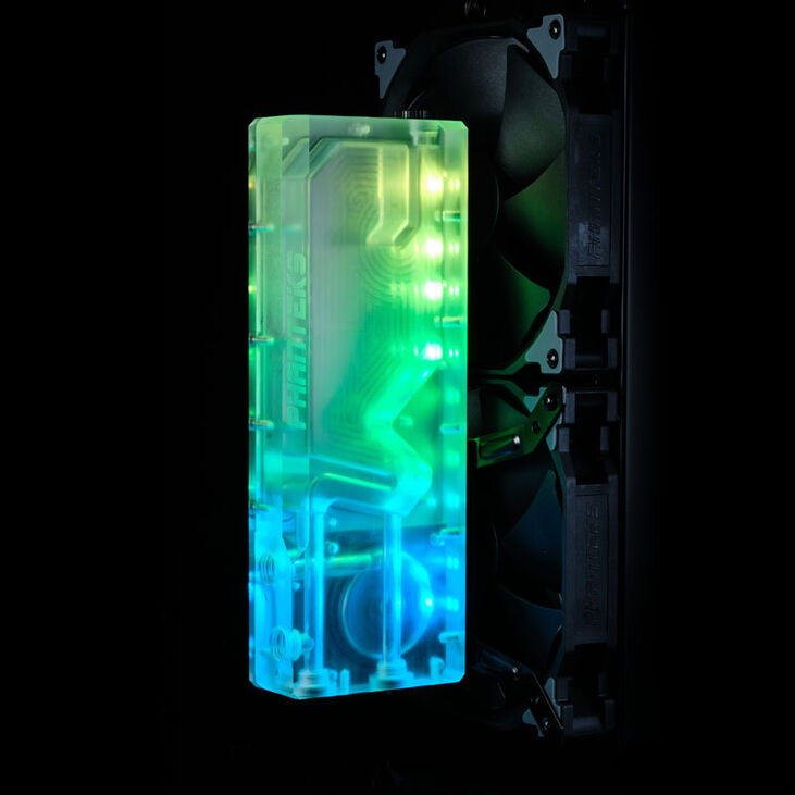 PHANTEKS R220C Reservoir - transparente Acryl-Backplate, DRGB-LED image number 5
