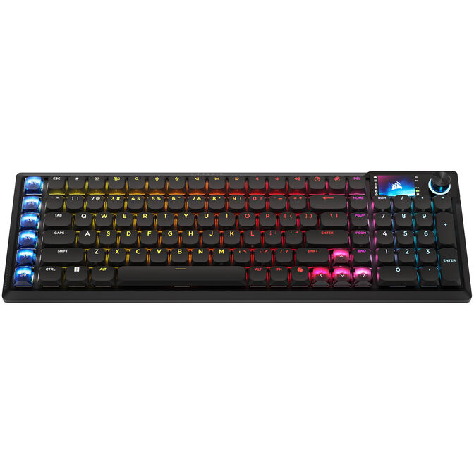 Corsair Vanguard Air 99 Wireless Gaming Keyboard, optical-mechanical, low profile, 8K polling, DE layout - black image number 2