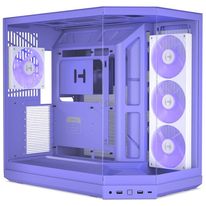 HYTE Y50 Midi Tower - Taro Milk image number 0