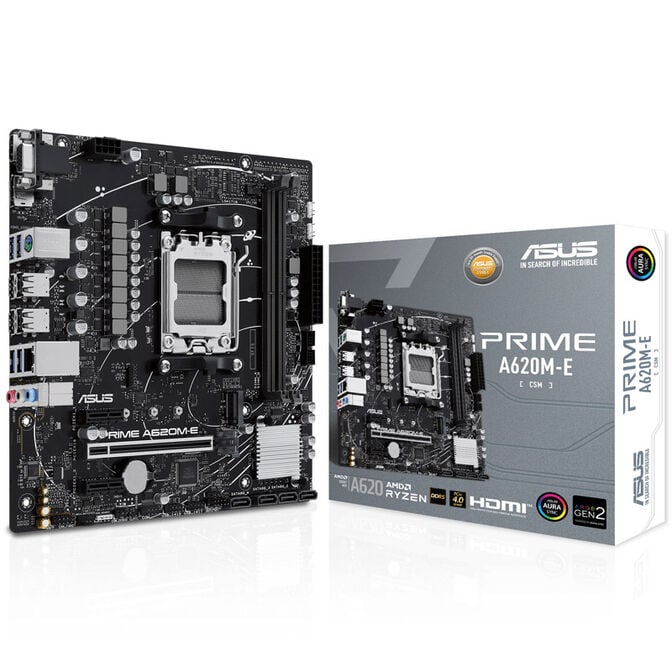 ASUS Prime A620M-E-CSM, AMD A620 Mainboard, Sockel AM5, DDR5 image number 0
