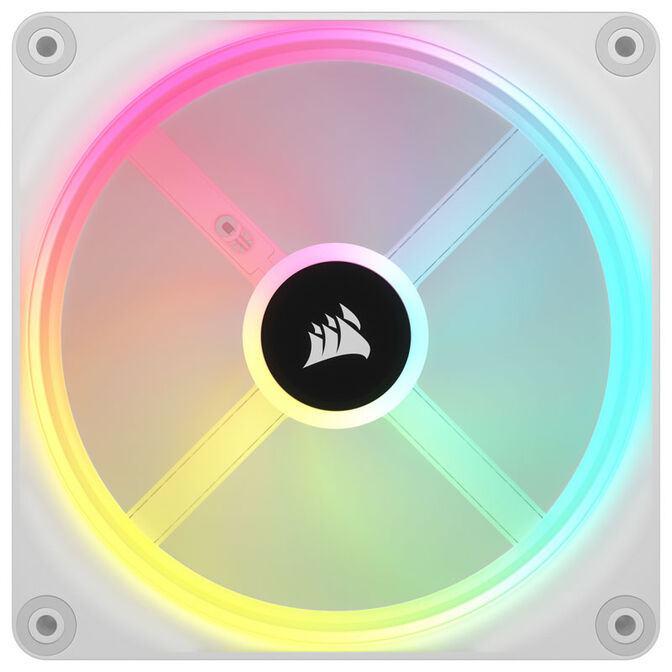 Corsair iCUE LINK QX140 RGB Series, PWM Fan - 140mm, white image number 2