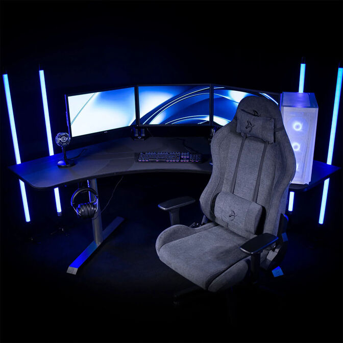 Arozzi Arena Angelo Gaming Tisch - schwarz image number 5