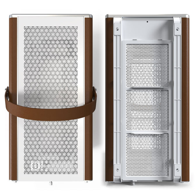 Montech HERITAGE PRO PC case, Mid Tower, ATX, Tempered Glass - white image number 6