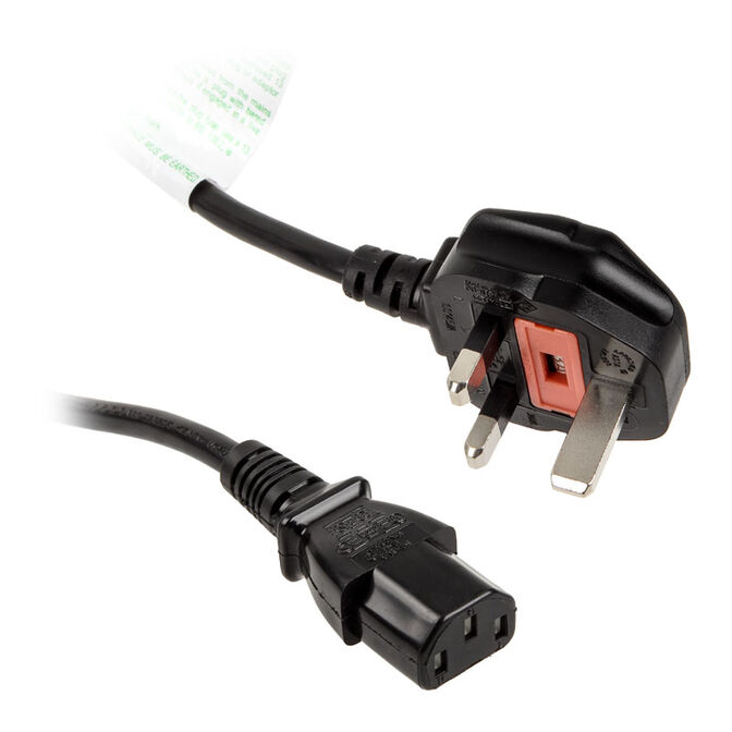 Kolink Netzkabel England (Type G) auf Kaltger&auml;testecker C13 - 1,2m image number 0