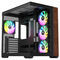 Thermaltake View 380 WS ARGB PC Case, Mid Tower, ATX, ARGB, Tempered Glass - Black