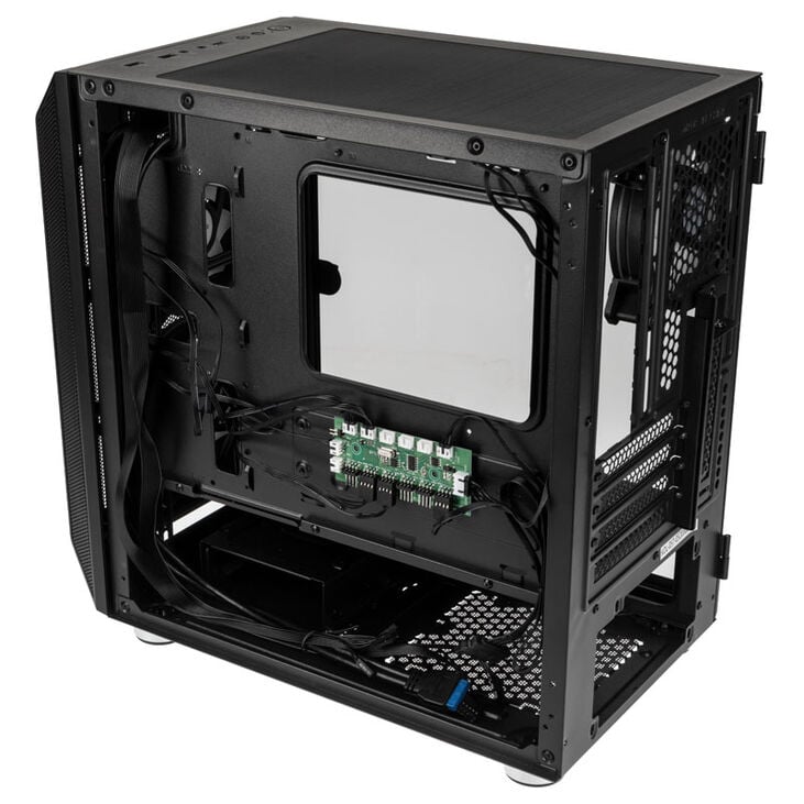 Kolink Citadel Mesh RGB Micro-ATX case - black image number 8