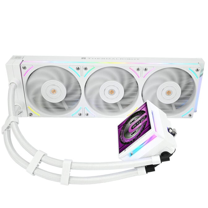 Thermalright Hyper Vision UB AiO Wasserk&uuml;hlung, ARGB, Intel und AMD - 360mm, wei&szlig; image number 1