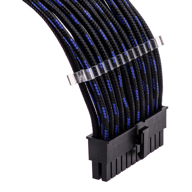 PHANTEKS Verl&auml;ngerungskabel-Set, 500mm, S-Muster - schwarz/blau image number 1