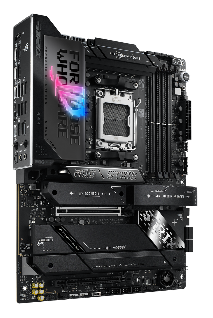 ASUS ROG Strix X870E-E Gaming WiFi motherboard, AMD X870E, Socket AM5, DDR5 image number 3