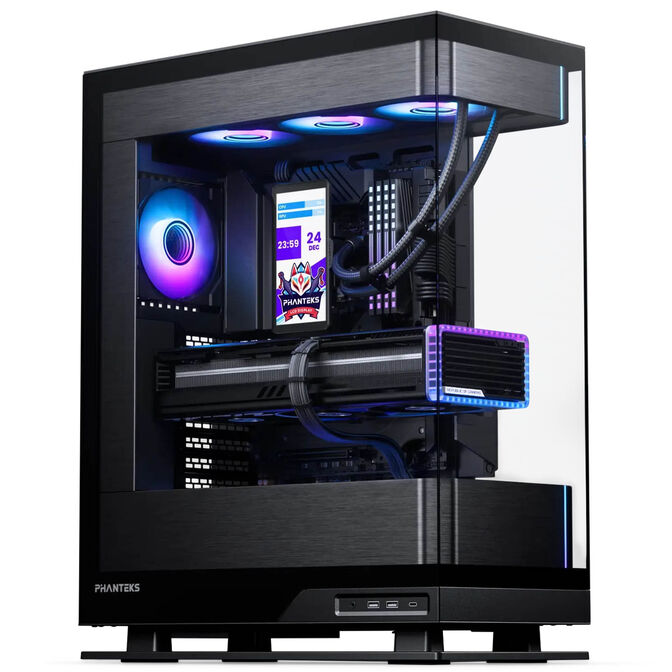 Phanteks Glacier One 360M25 LCD AiO-Wasserk&uuml;hlung, 6-Zoll-Display - 360mm, schwarz image number 4