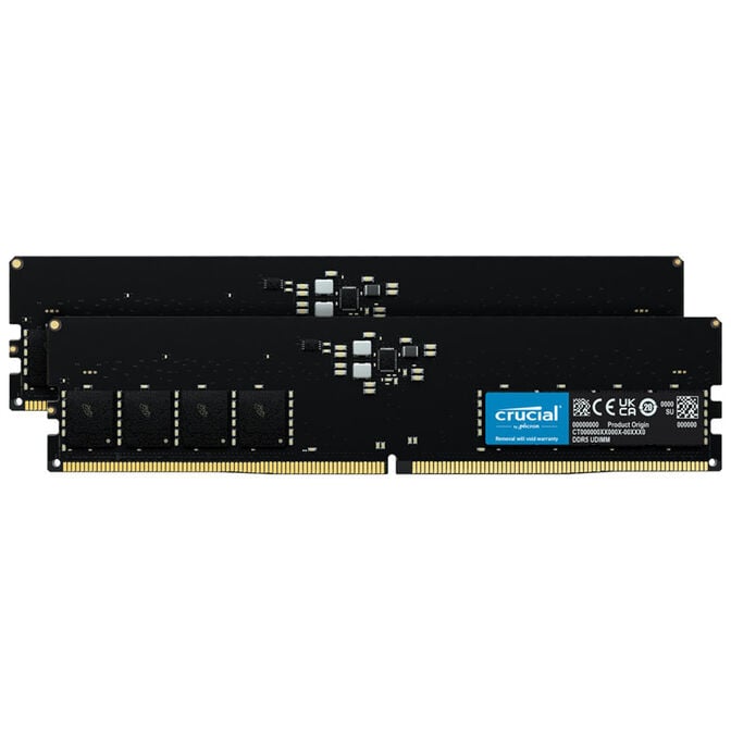 Crucial DDR5-4800 RAM, CL40 - 64 GB Dual-Kit, schwarz image number 0