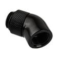 Alphacool Eiszapfen Adapter 45 Grad G1/4 Zoll AG auf G1/4 Zoll IG - drehbar, schwarz image number null