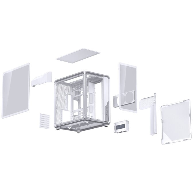 Jonsbo X400 PC-Geh&auml;use, Midi-Tower, ATX, Tempered Glass - wei&szlig; image number 21