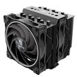 Akasa Soho H7 Dual Tower CPU Cooler, ARGB - 120 mm, black image number null