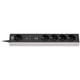 Brennenstuhl Steckdosenleiste 5-fach, 1x USB-C, 2x USB-A - schwarz
