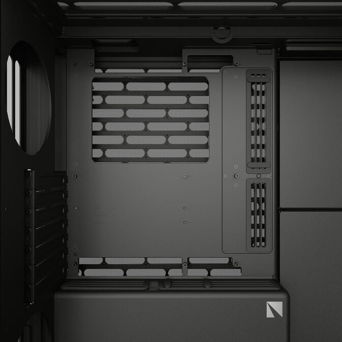 HAVN HS 360 VGPU PC-Geh&auml;use, Midi-Tower, vertikale GPU-Halterung - schwarz image number 11