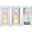 CORSAIR FRAME 4000D LCD RS PC-Geh&auml;use, Midi-Tower, ATX, ARGB, Tempered Glass - wei&szlig; image number null