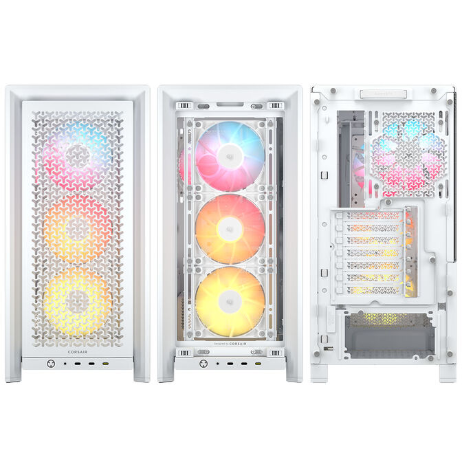 CORSAIR FRAME 4000D LCD RS PC-Geh&auml;use, Midi-Tower, ATX, ARGB, Tempered Glass - wei&szlig; image number 8